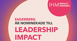 Fagerberg finalist på IHM impact award